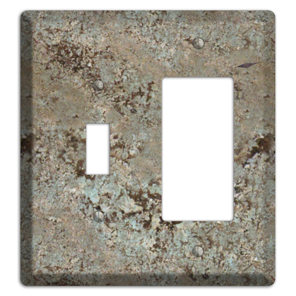 Delicatus White Granite Toggle / Rocker Wallplate