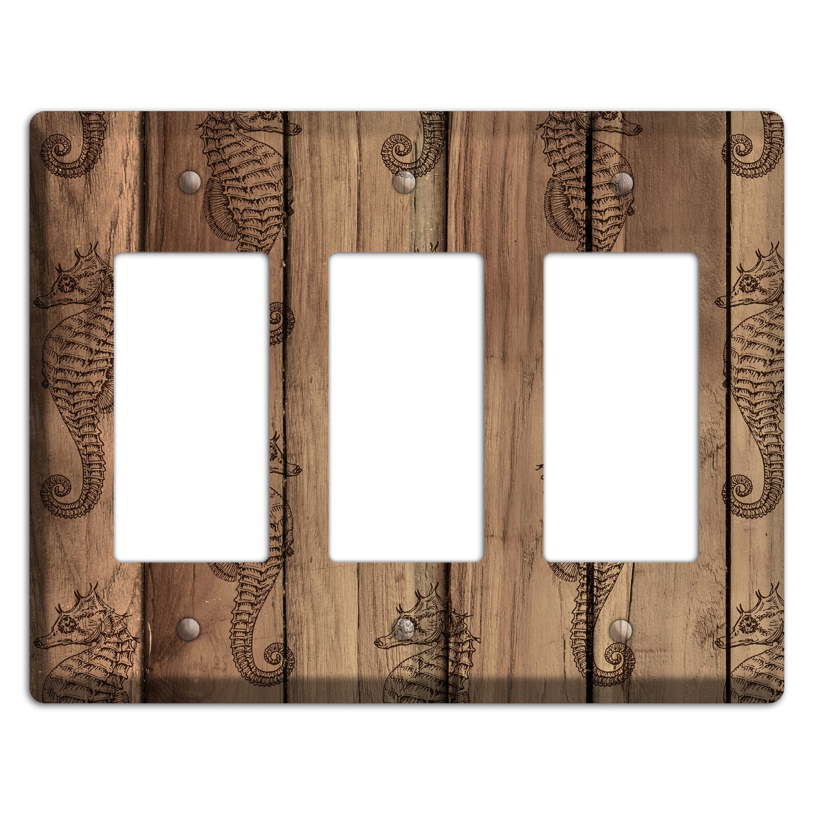Planktonic Ponies 3 Rocker Wallplate