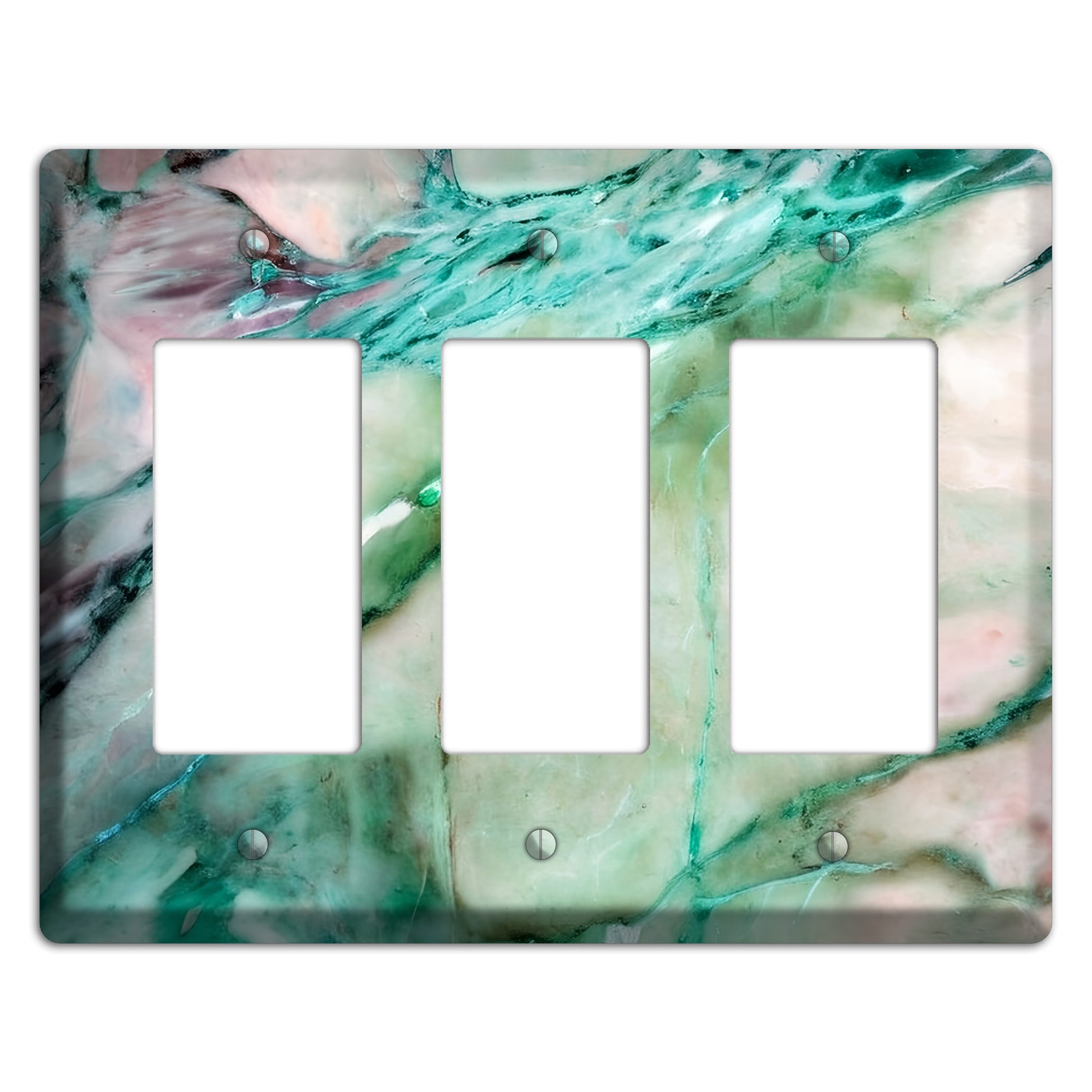 Monte Carlo Marble 3 Rocker Wallplate