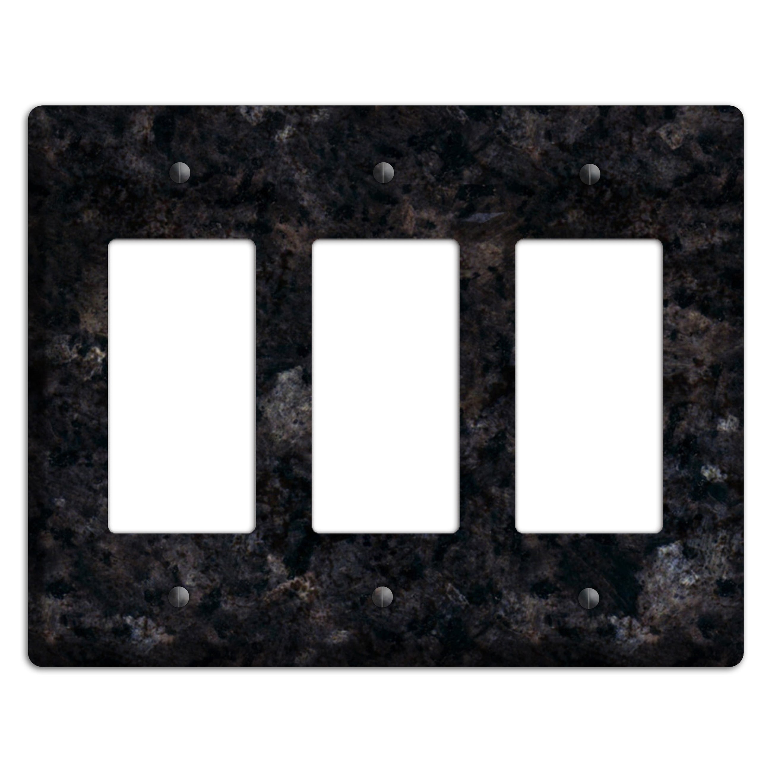 Ubatuba Granite 3 Rocker Wallplate