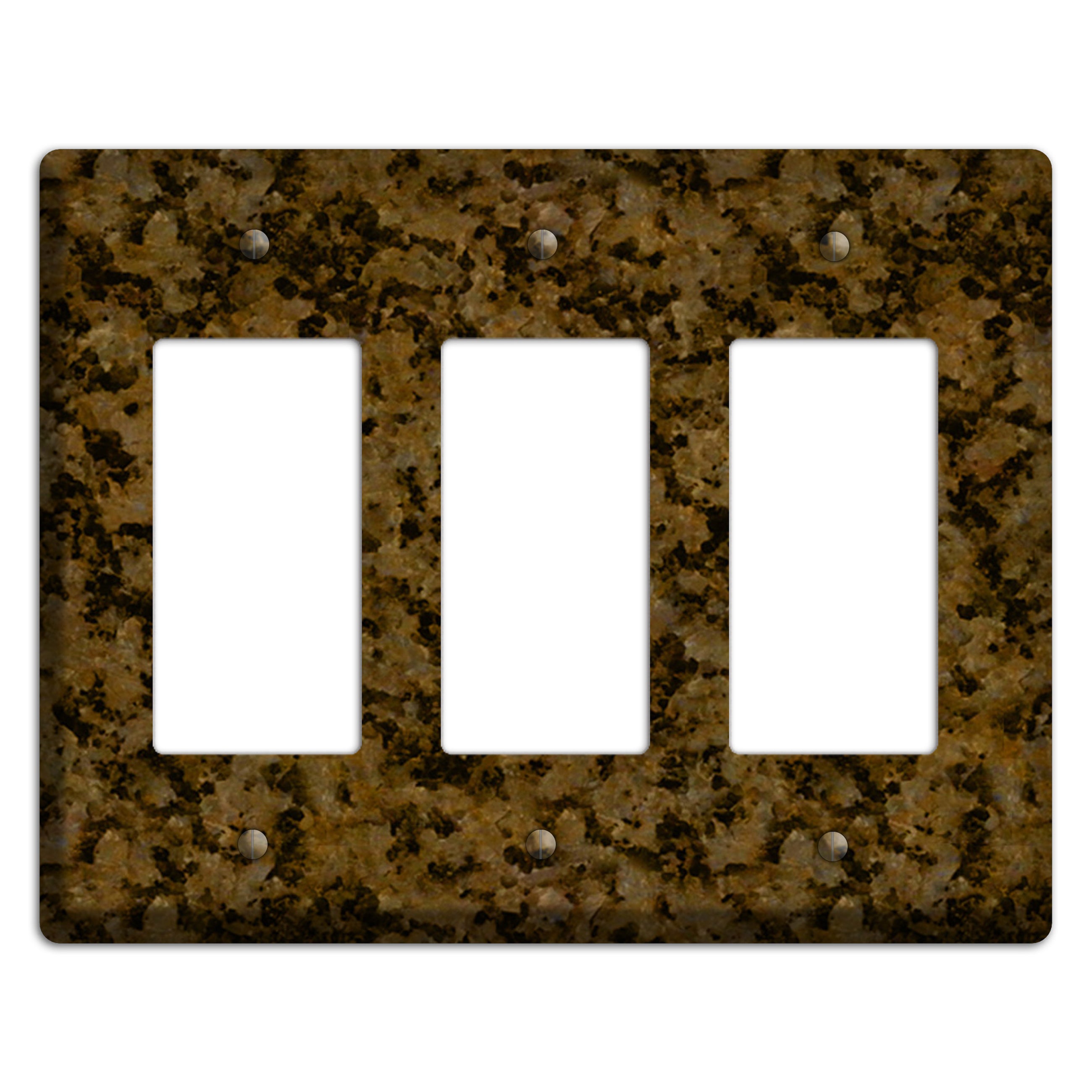 Tropic Brown Granite 3 Rocker Wallplate