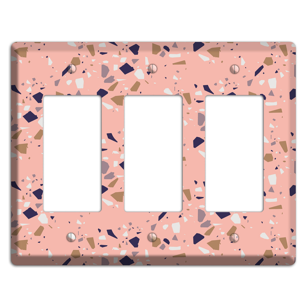 Blush Quarry 3 Rocker Wallplate
