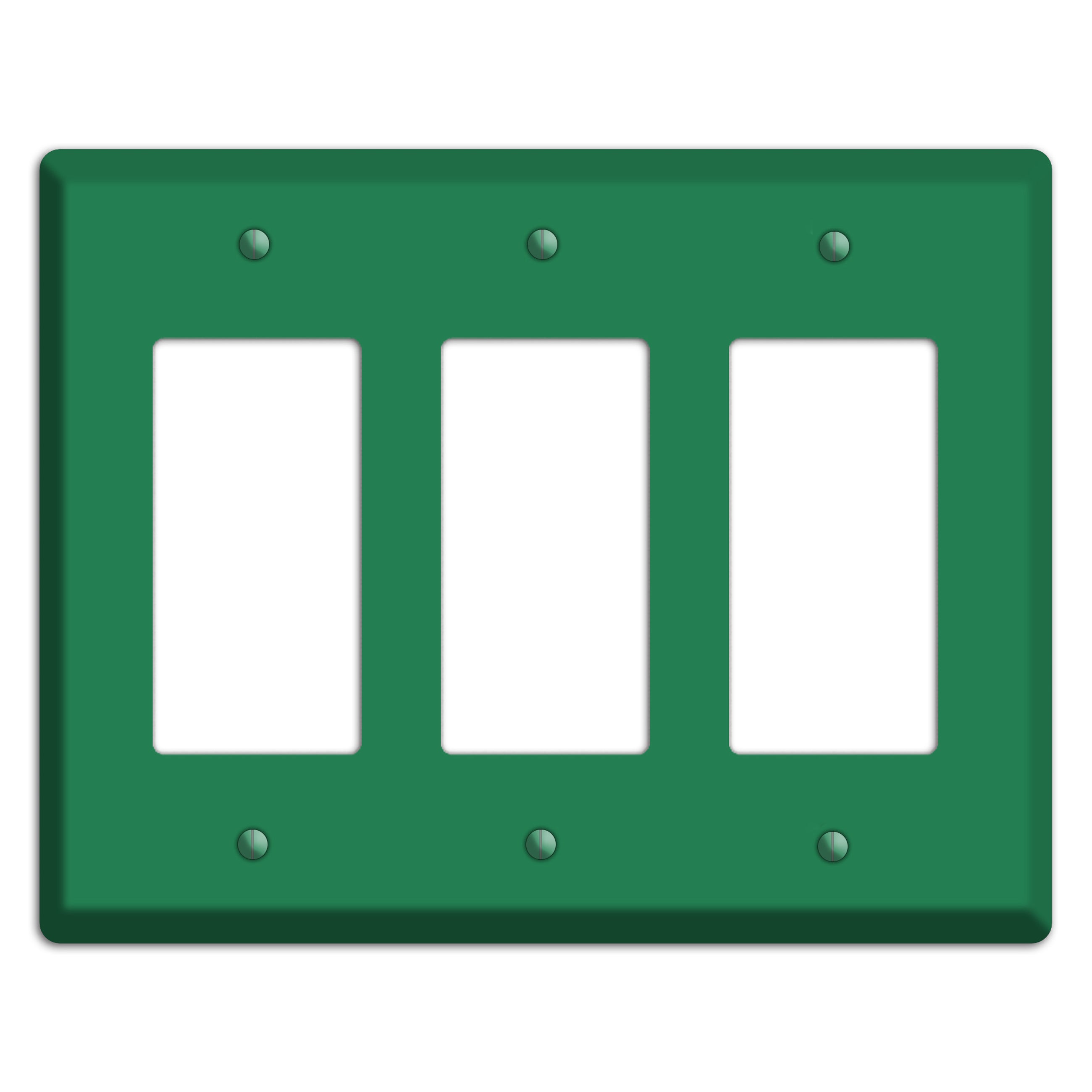 Baxter Simply Green 3 Rocker Wallplate