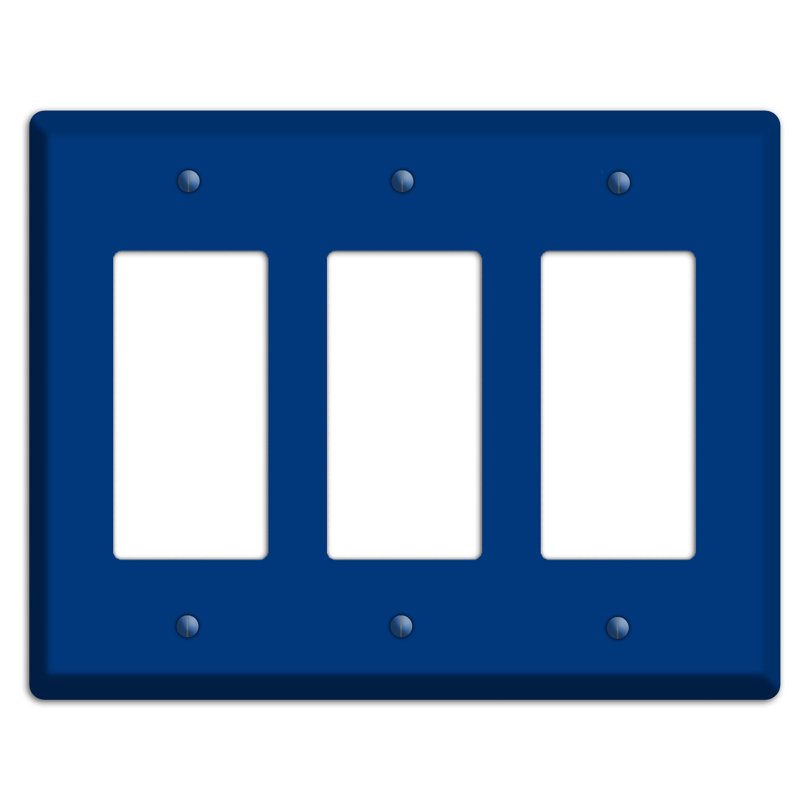 Baxter Simply Blue 3 Rocker Wallplate