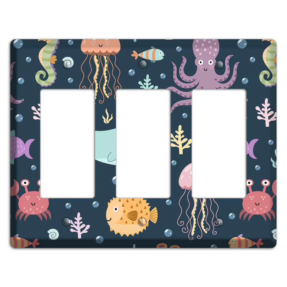 Deep Sea Cuties 3 Rocker Wallplate