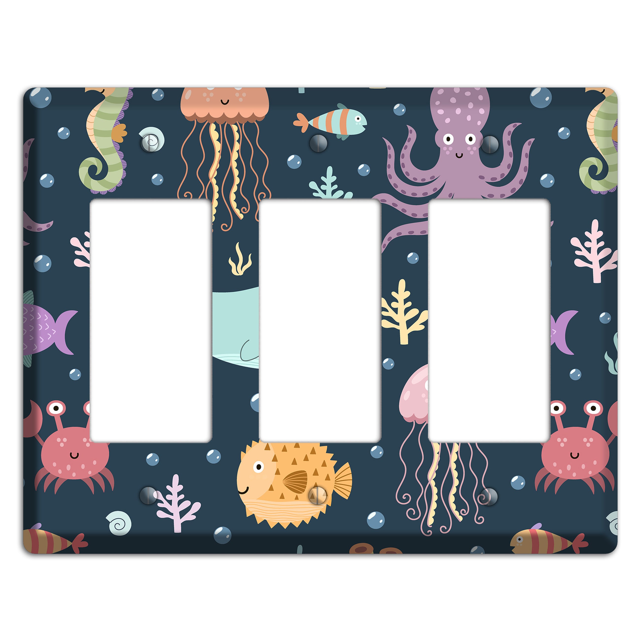 Deep Sea Cuties 3 Rocker Wallplate