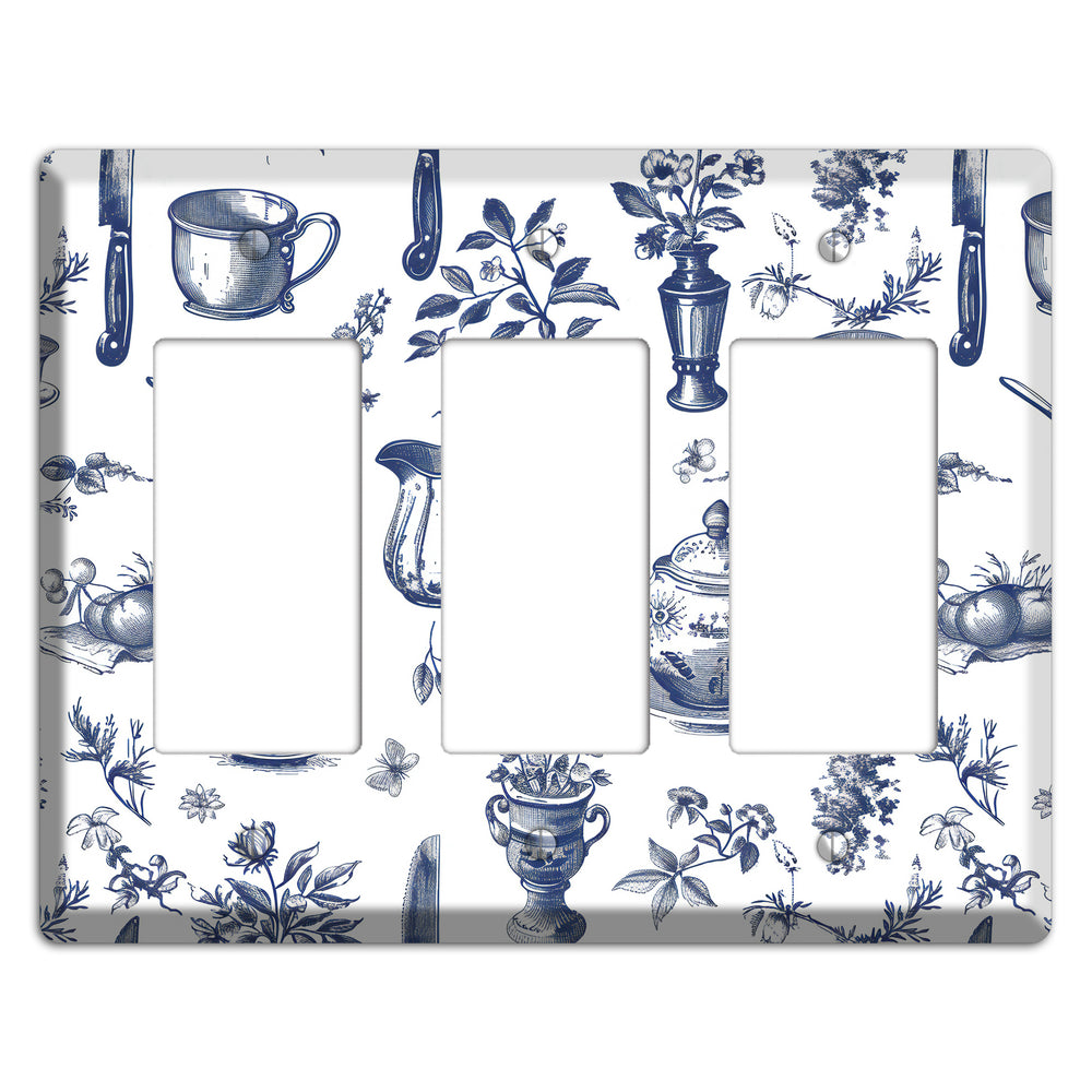 Pantry & Petal 3 Rocker Wallplate
