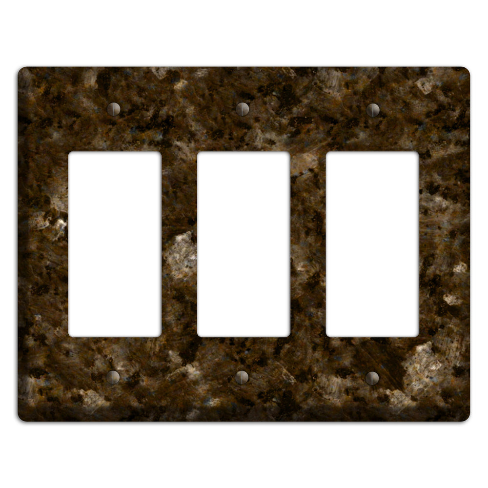 Tropical Brown Granite 3 Rocker Wallplate