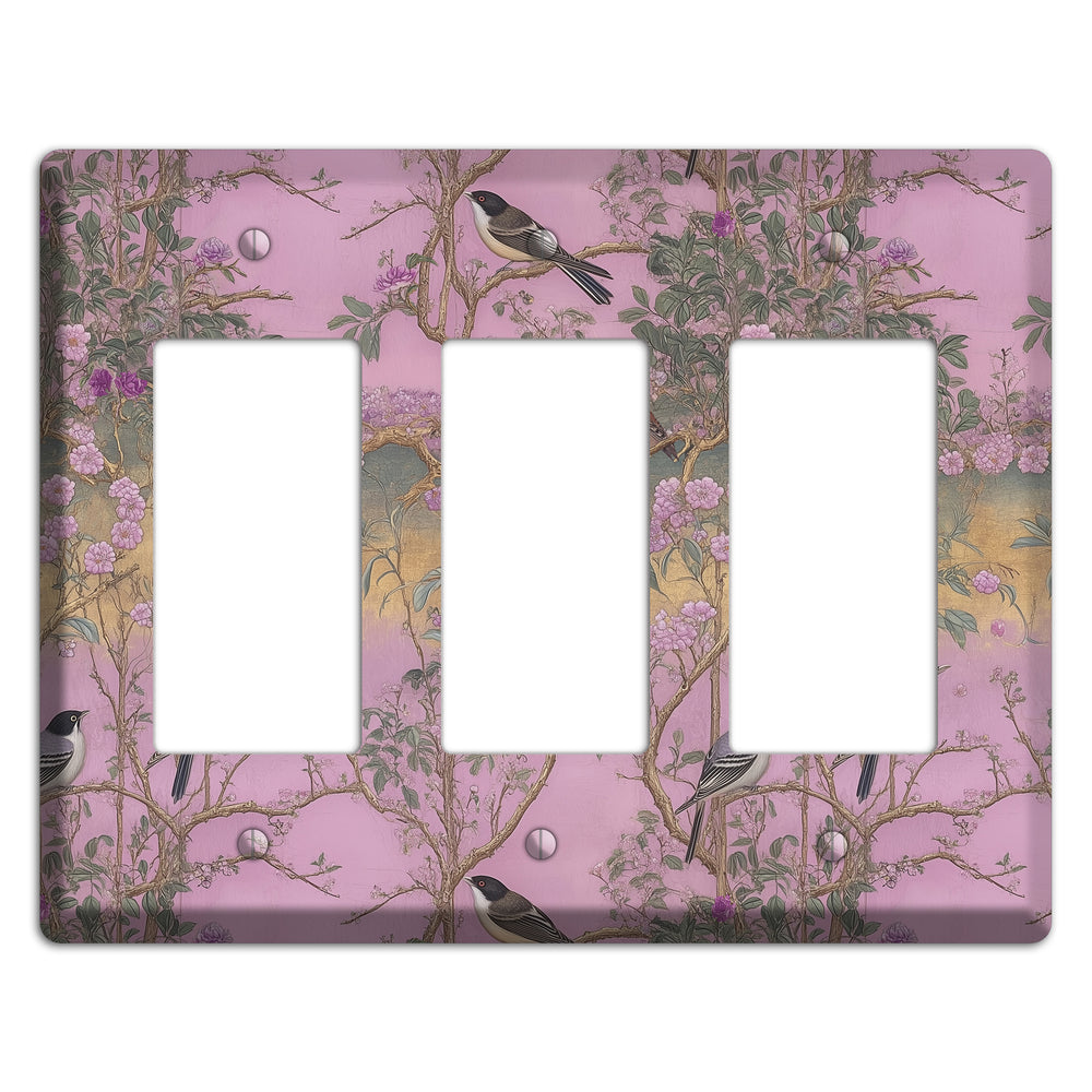 Songbird Twilight Garden 3 Rocker Wallplate