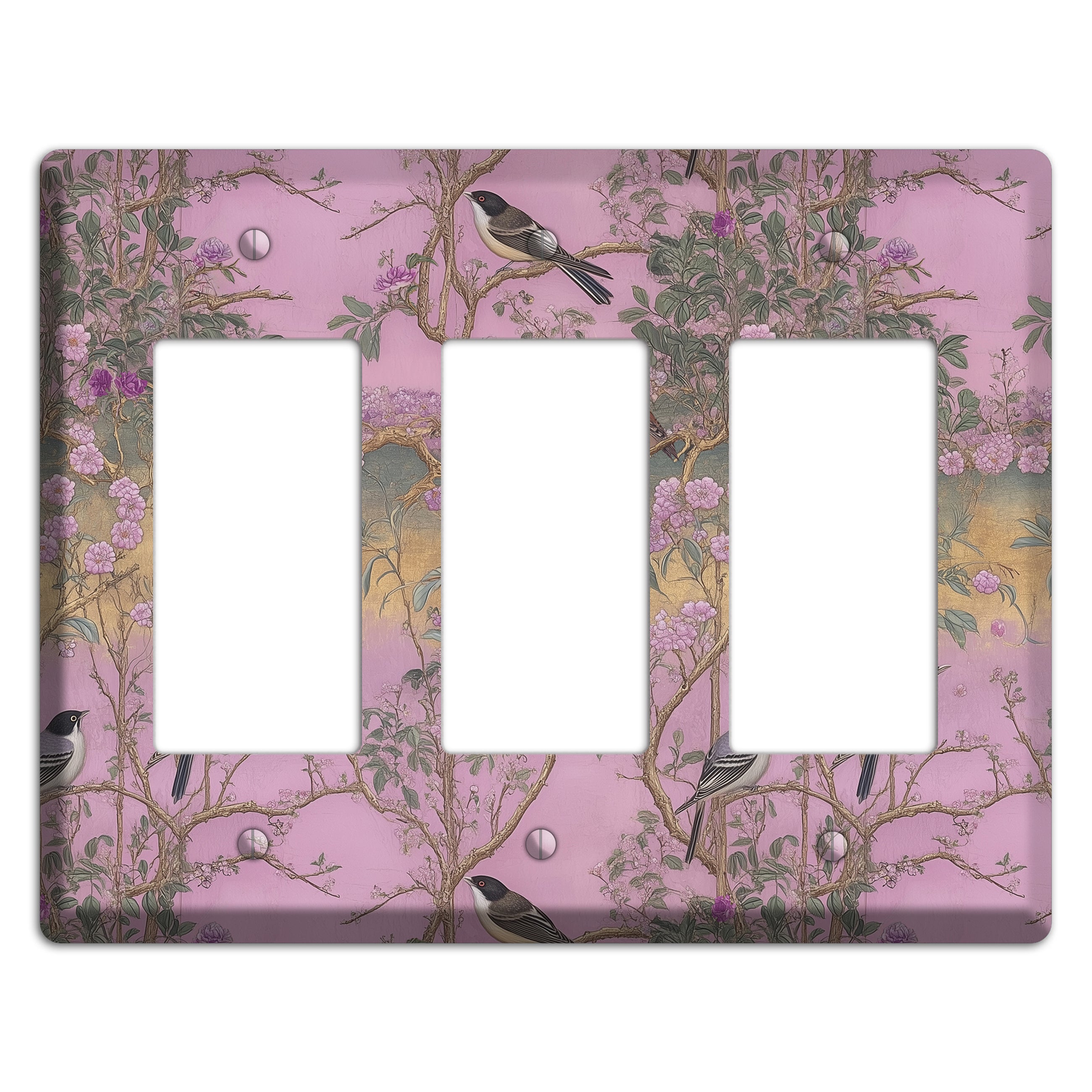 Songbird Twilight Garden 3 Rocker Wallplate
