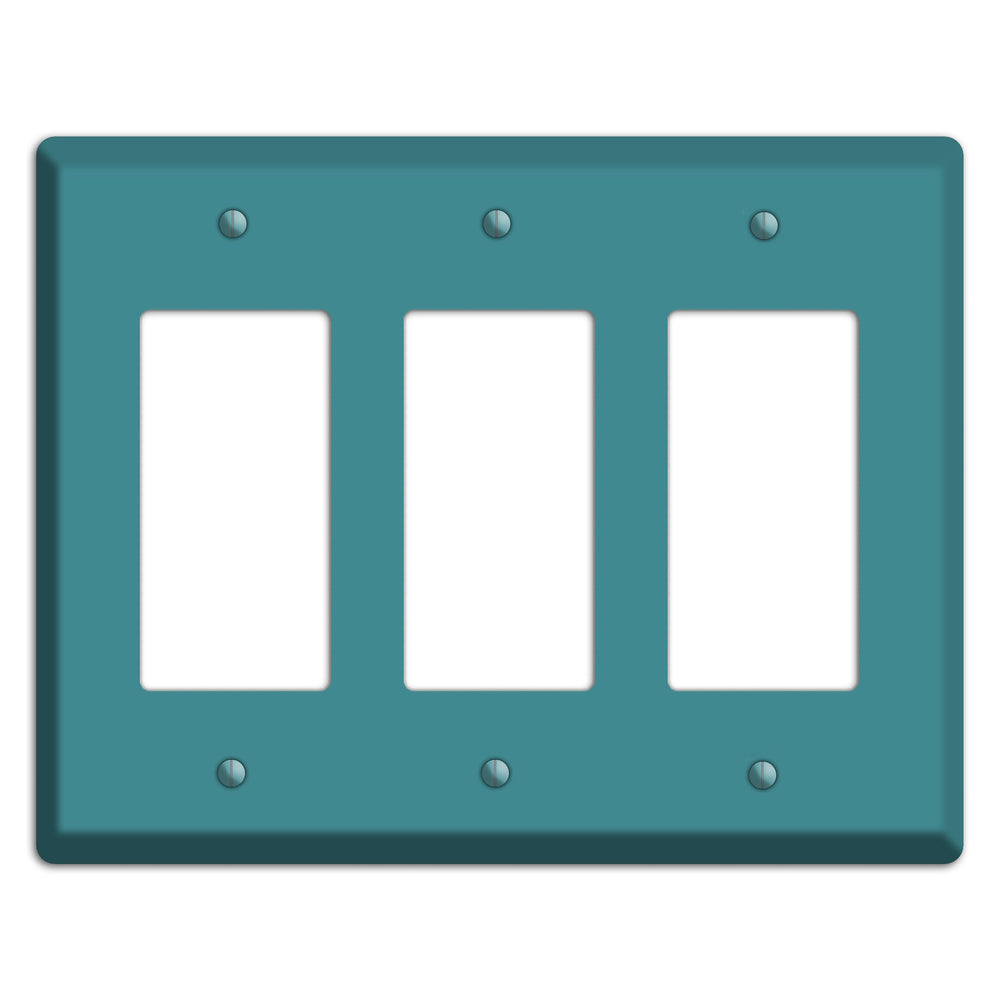 Baxter Turqouise 3 Rocker Wallplate