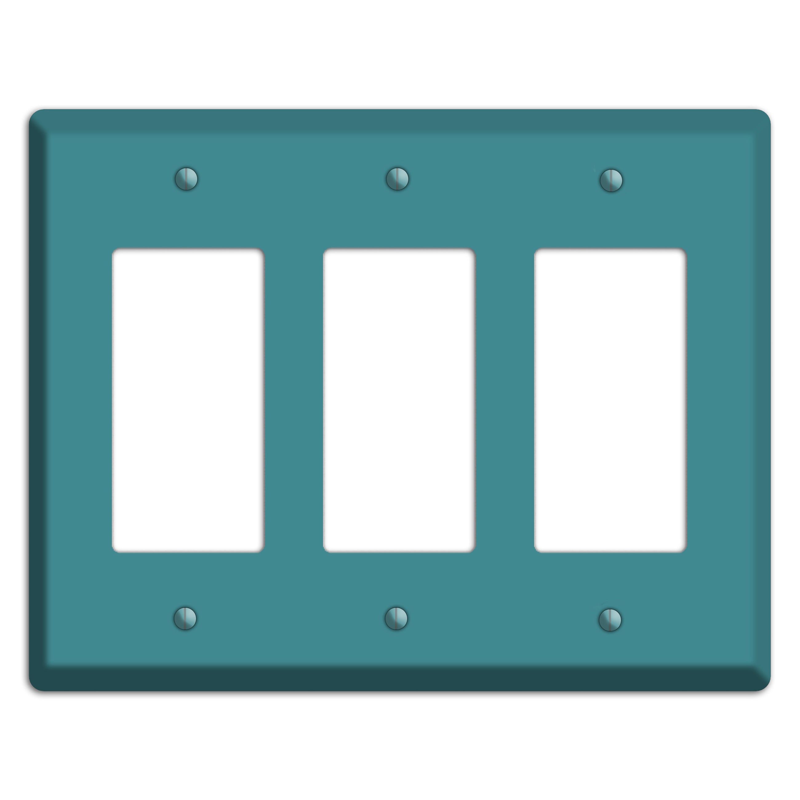 Baxter Turqouise 3 Rocker Wallplate