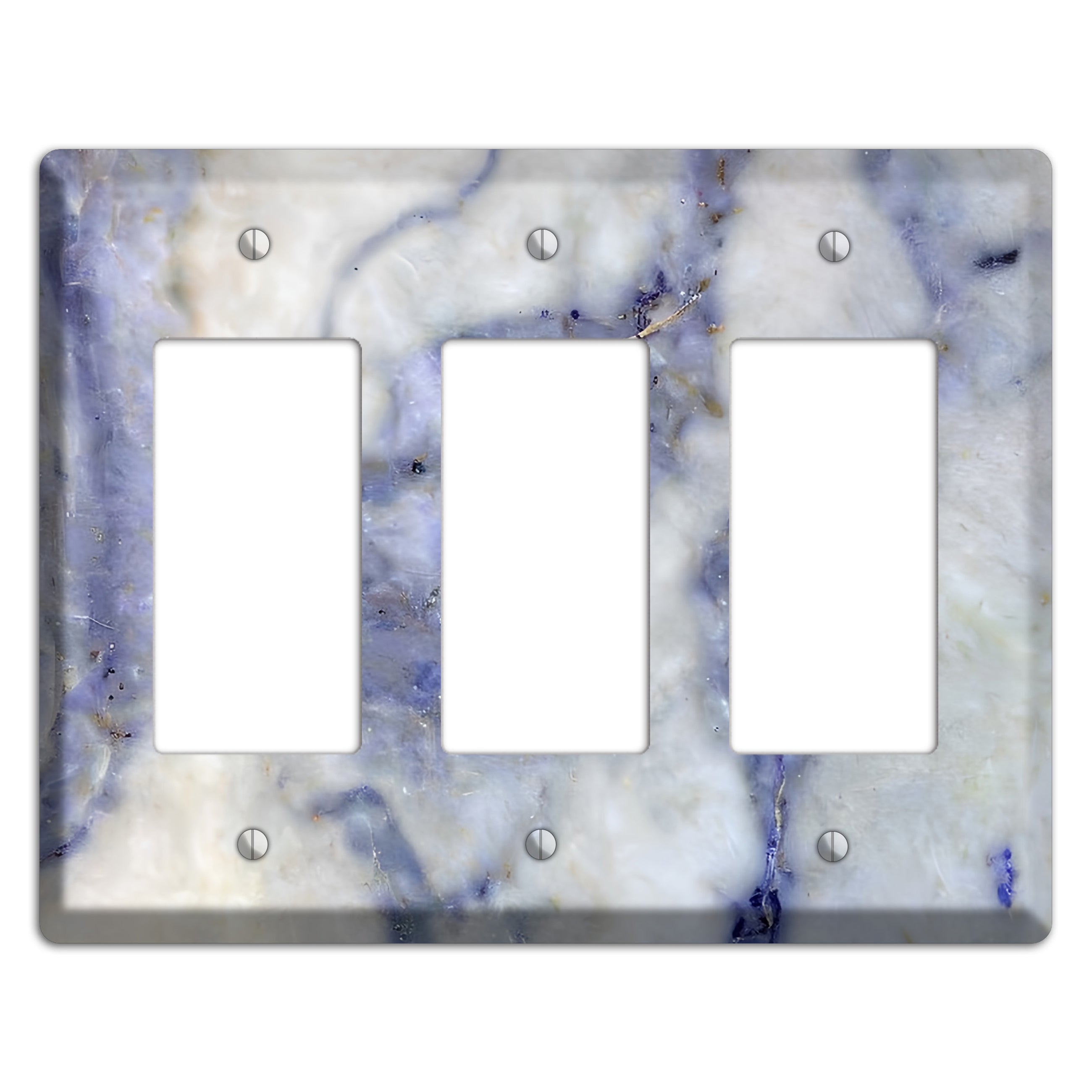 Spindle Marble 3 Rocker Wallplate