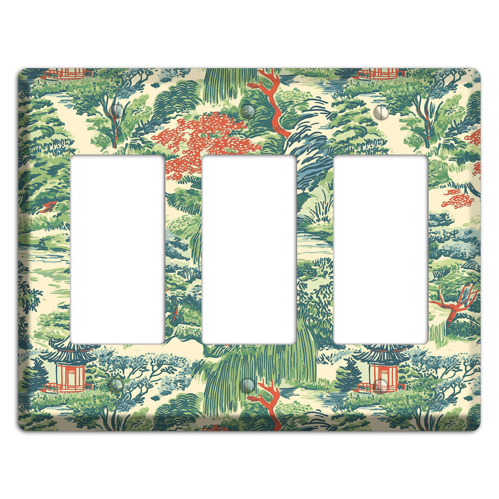 Pavilion & Willow 3 Rocker Wallplate