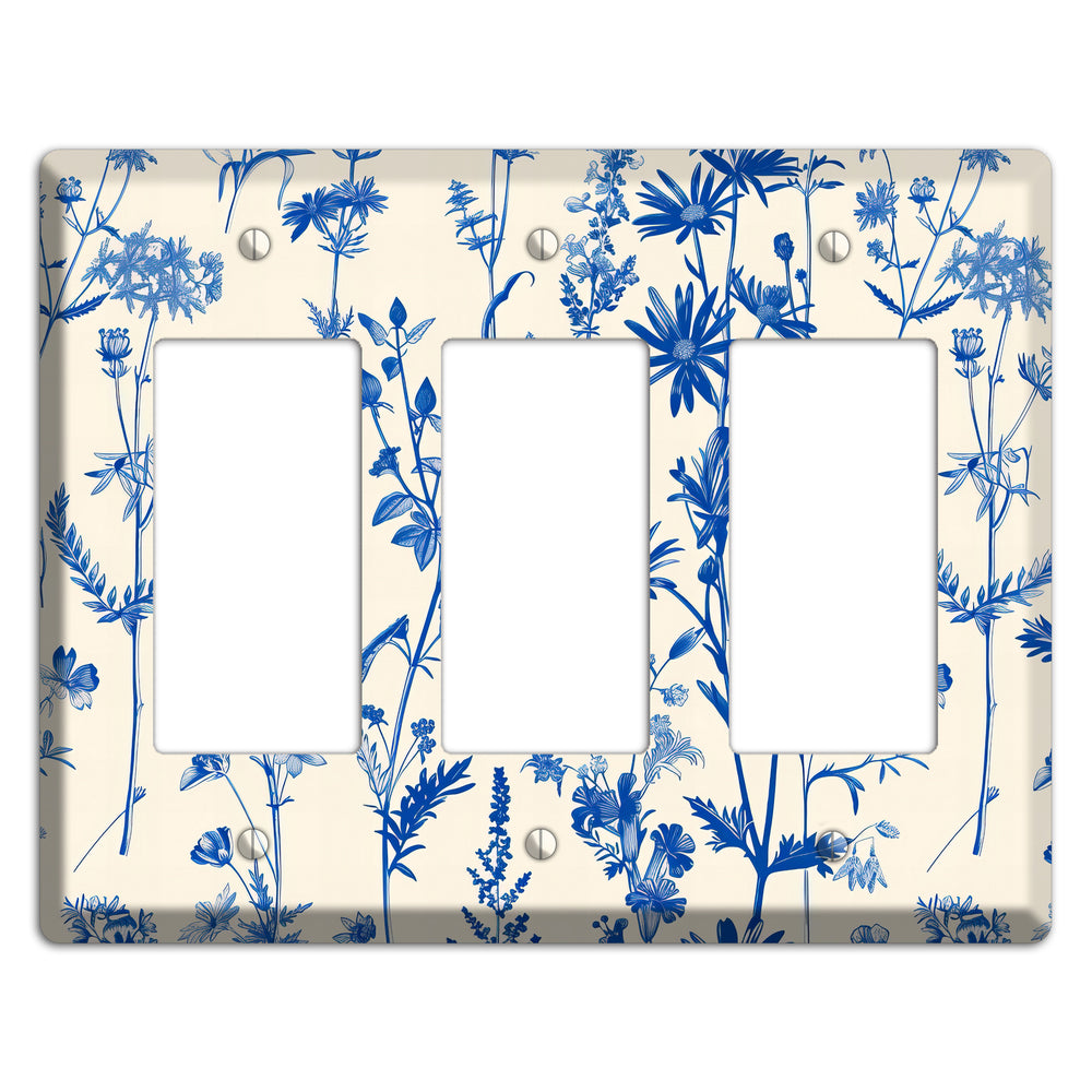 Meadow in Ink 3 Rocker Wallplate