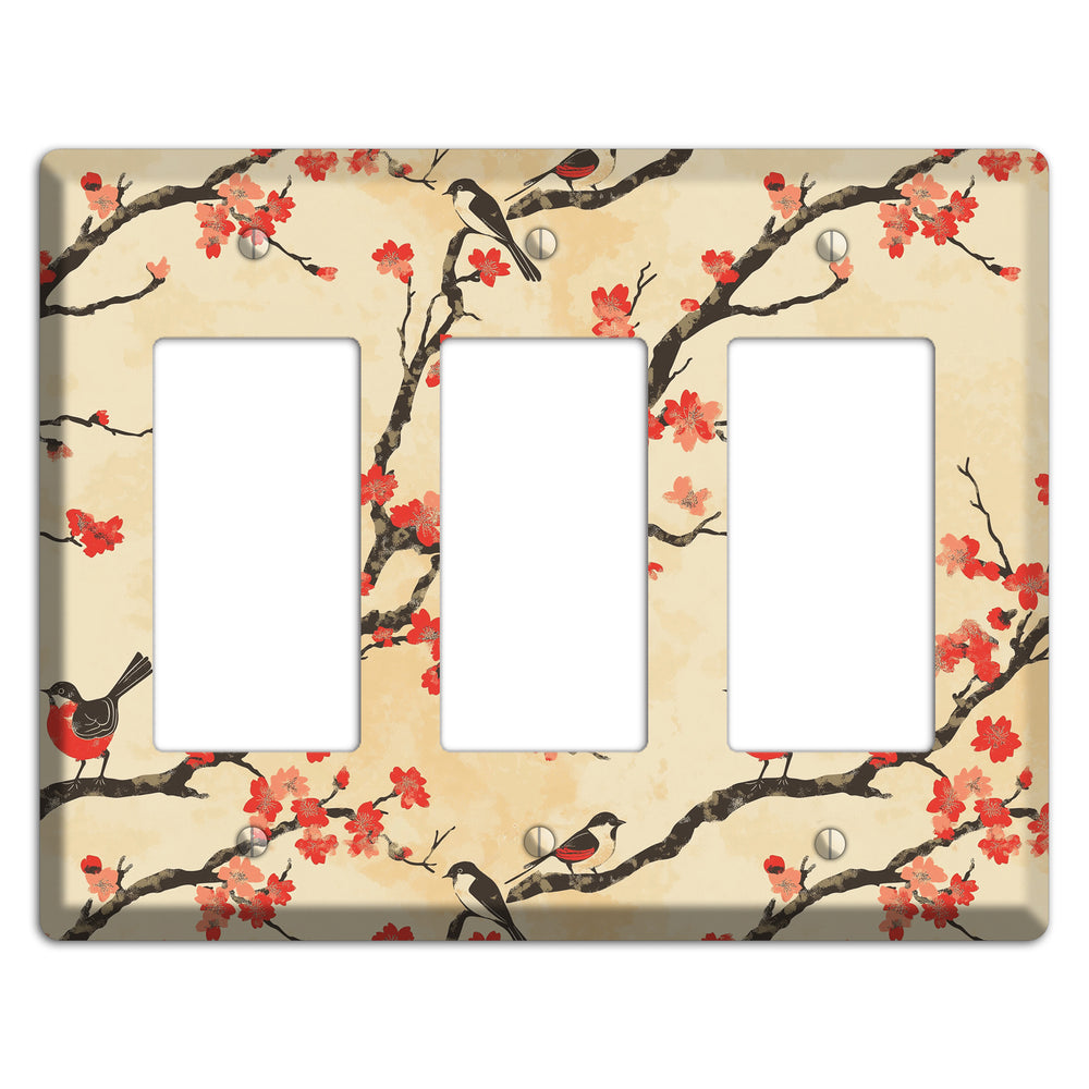 Blossom & Wing 3 Rocker Wallplate