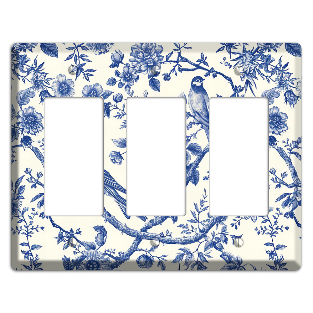 Willow Song Garden 3 Rocker Wallplate