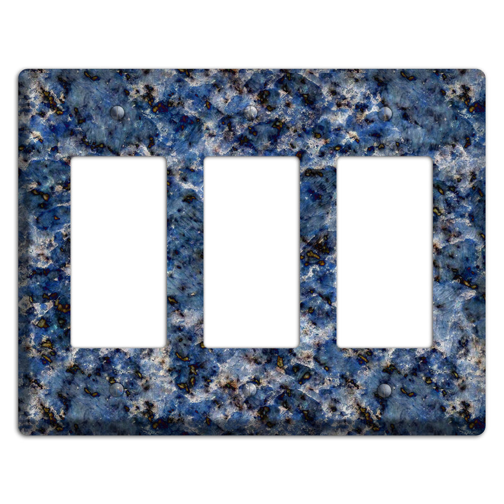 Blue Bahia Granite 3 Rocker Wallplate