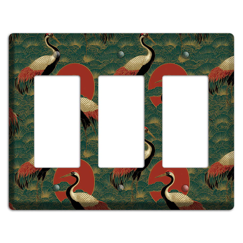 Jade Sun Sentinels 3 Rocker Wallplate
