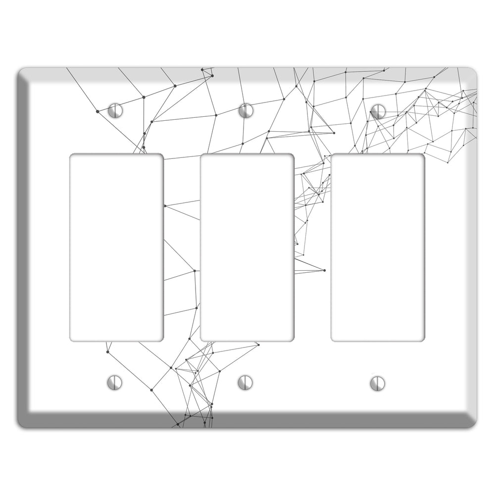 Neural Drift Lines 3 Rocker Wallplate