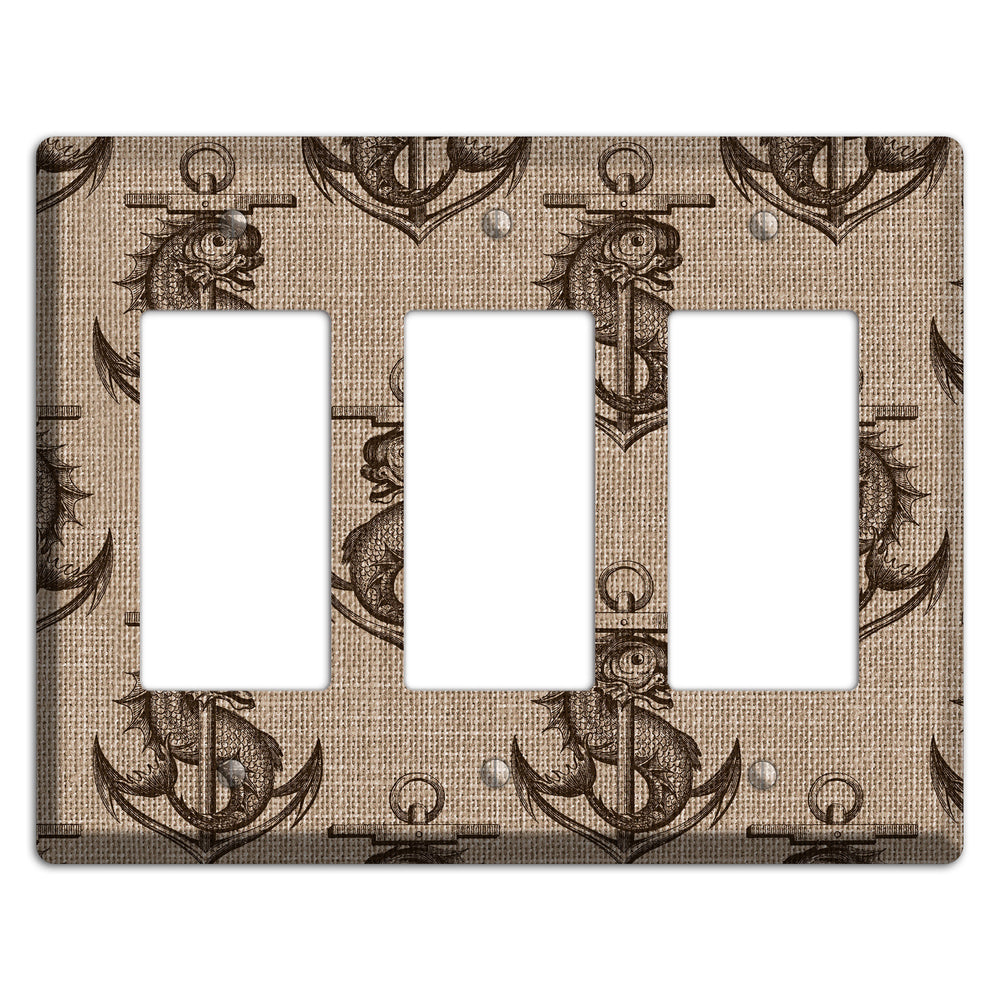 Anchor & Leviathan 3 Rocker Wallplate
