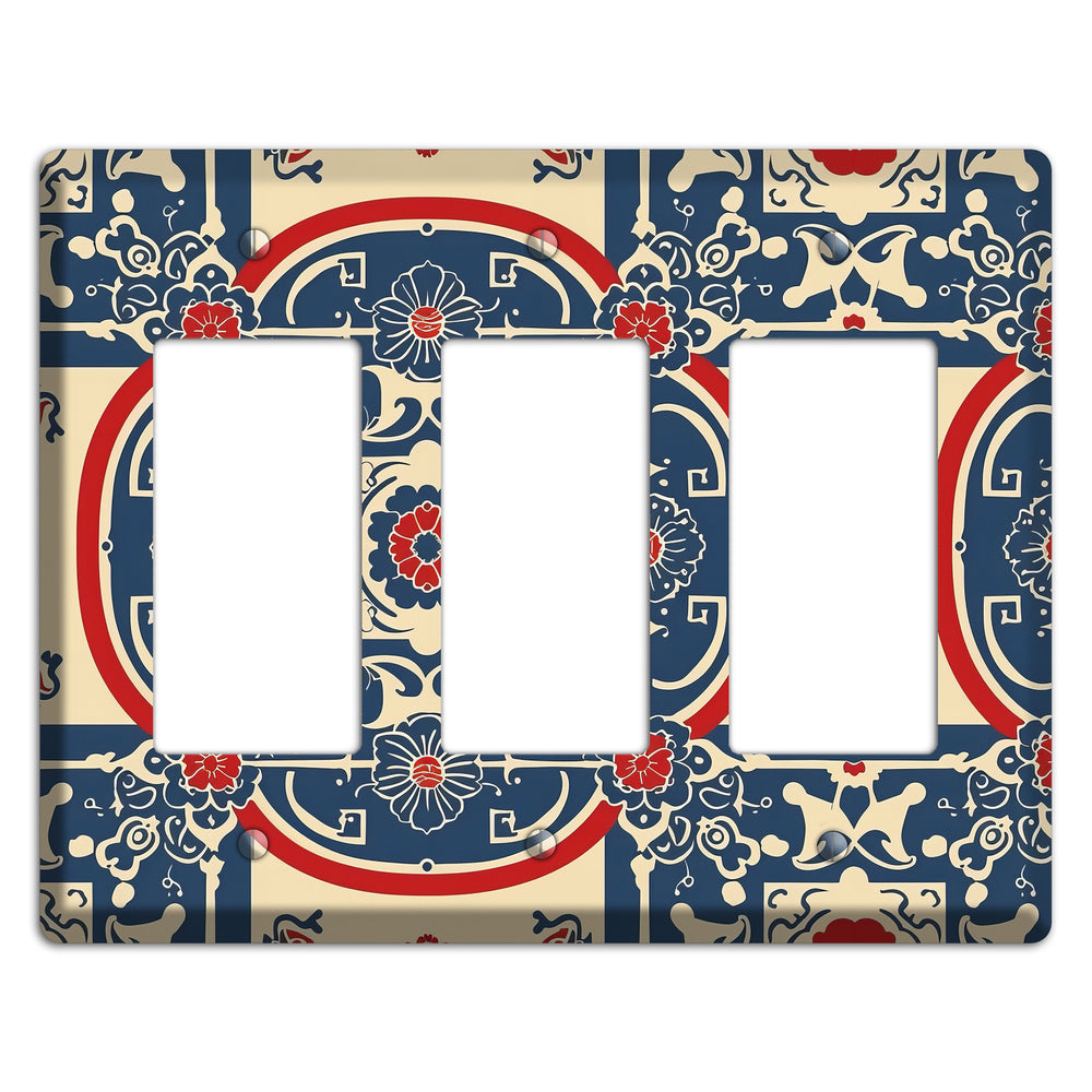Imperial Medallion Court 3 Rocker Wallplate