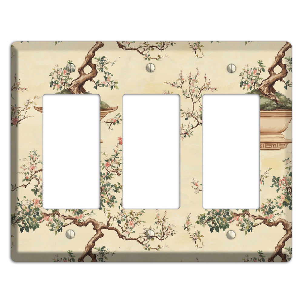 Bonsai & Blossom 3 Rocker Wallplate