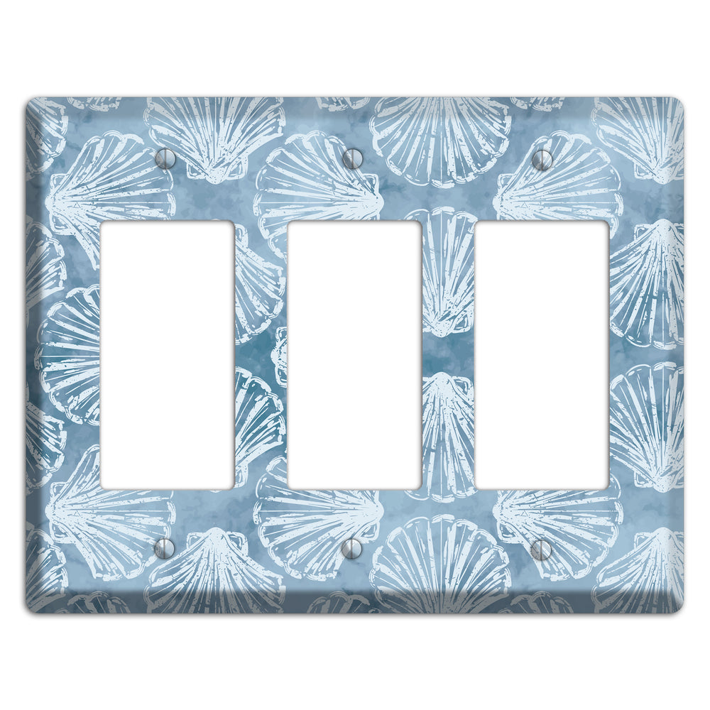 Coastal Shell Drift 3 Rocker Wallplate