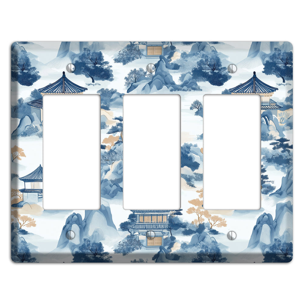 Jade Mountain Retreat 3 Rocker Wallplate