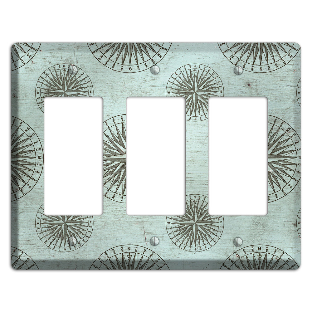 Compass & Current 3 Rocker Wallplate