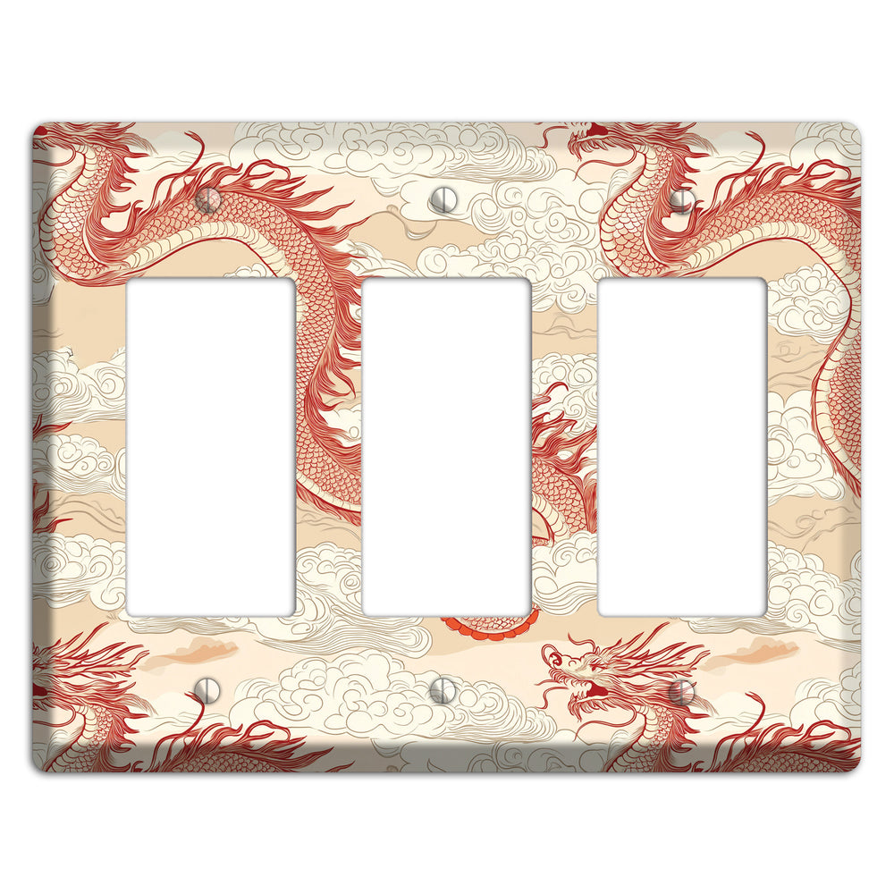 Celestial Dragon Dance 3 Rocker Wallplate