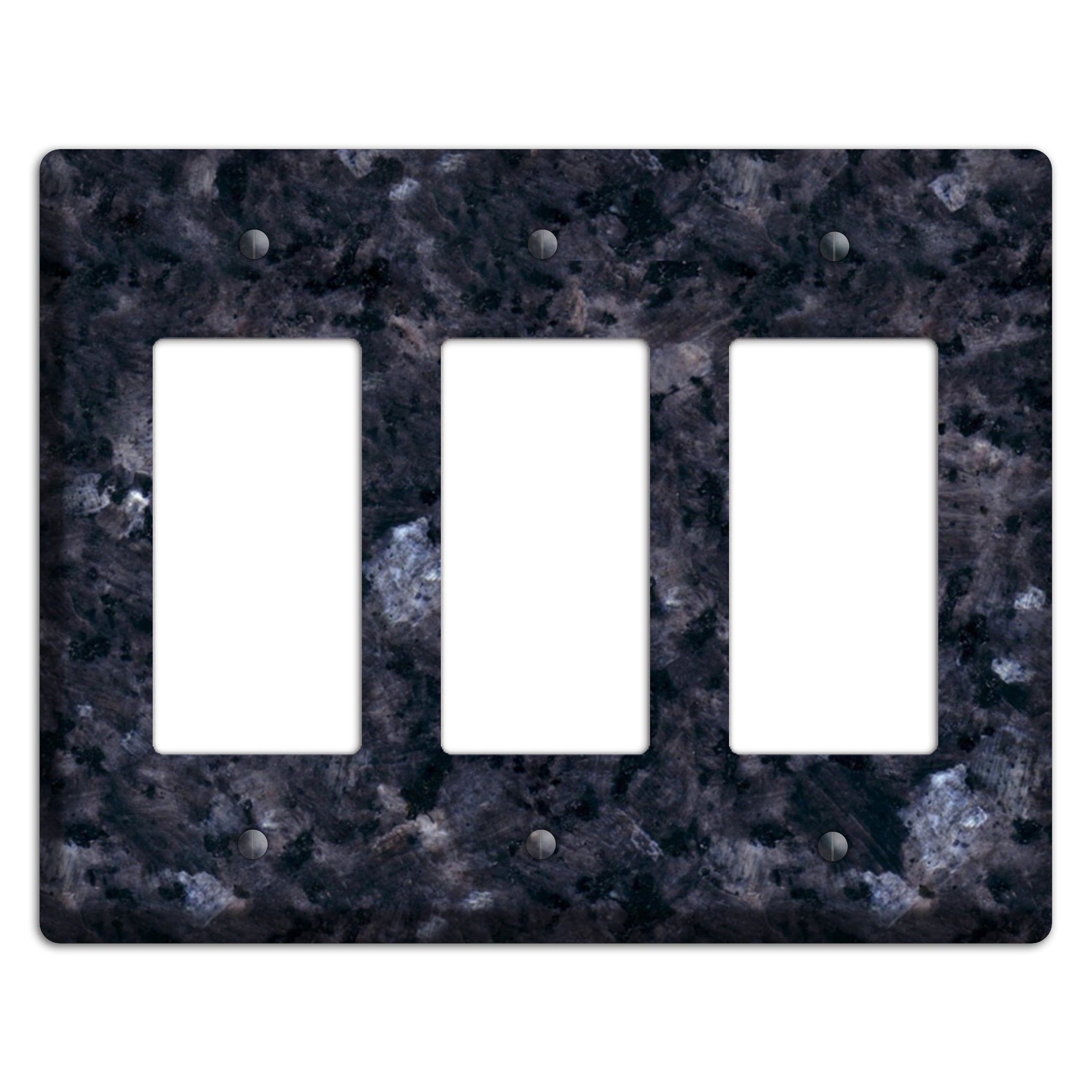 Blue Pearl Granite 3 Rocker Wallplate