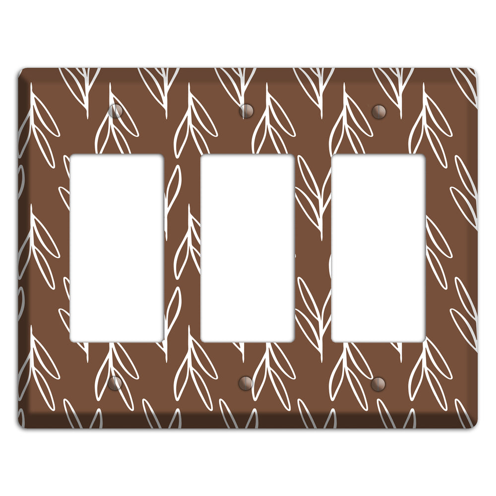 Wheat & Shadow 3 Rocker Wallplate