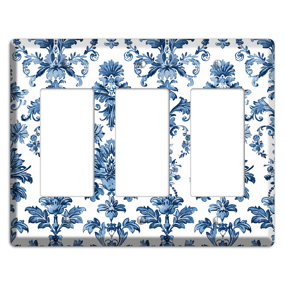 Damask Reverie 3 Rocker Wallplate