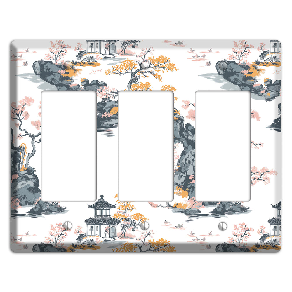 Stone Garden Reverie 3 Rocker Wallplate