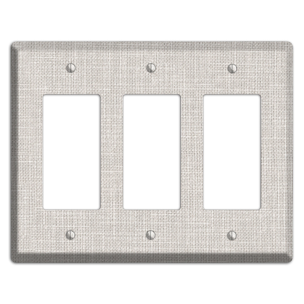 Linen Drift 3 Rocker Wallplate