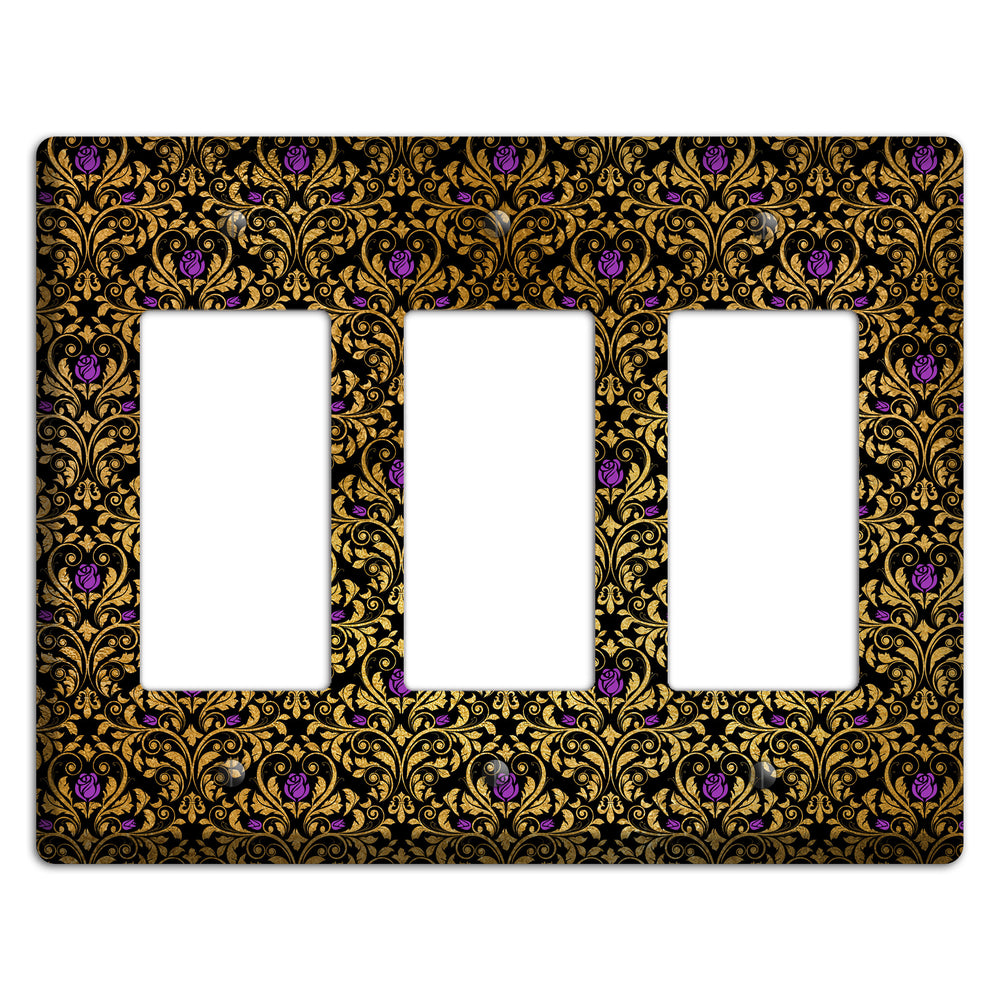 Gilded Masquerade 3 Rocker Wallplate