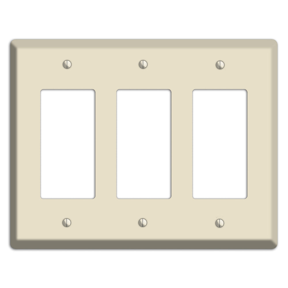 Baxter Ivory Cream 3 Rocker Wallplate
