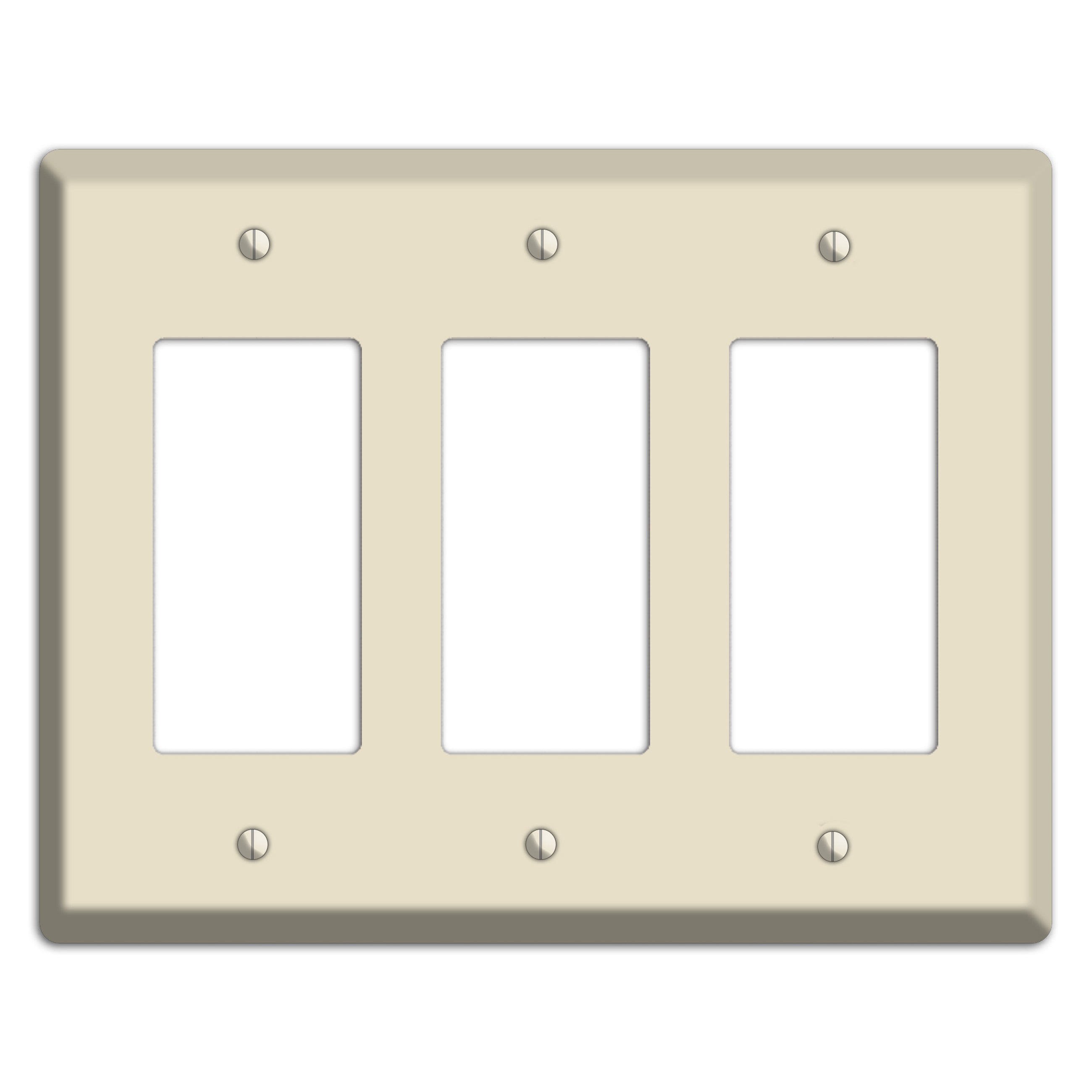 Baxter Ivory Cream 3 Rocker Wallplate