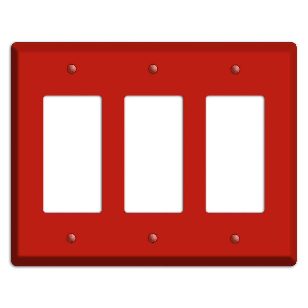 Baxter Simply Red 3 Rocker Wallplate