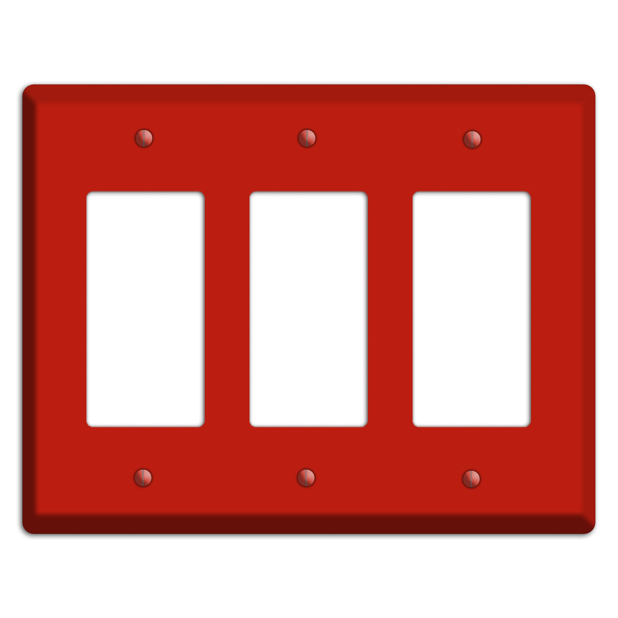 Baxter Simply Red 3 Rocker Wallplate