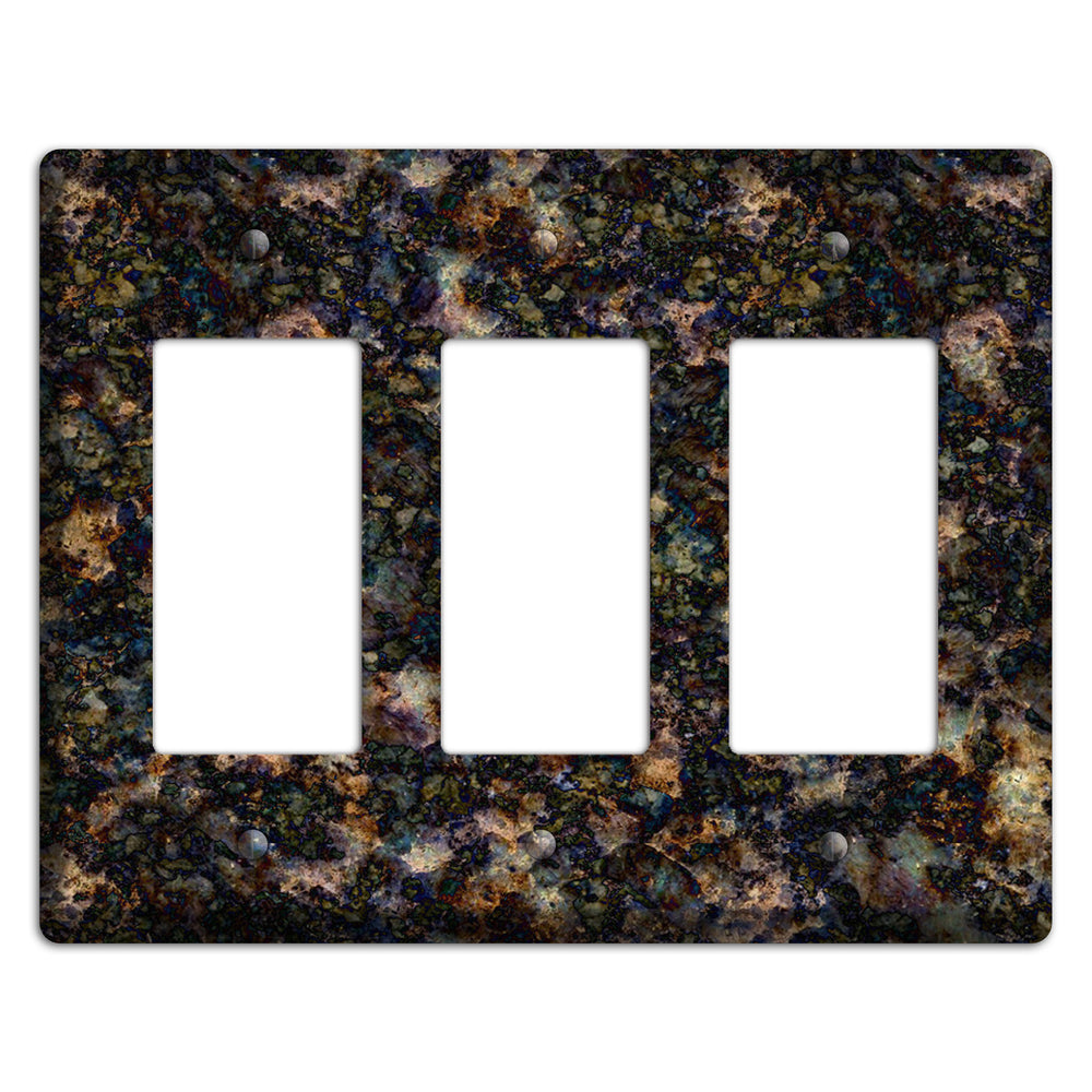 Volga Blue Granite 3 Rocker Wallplate