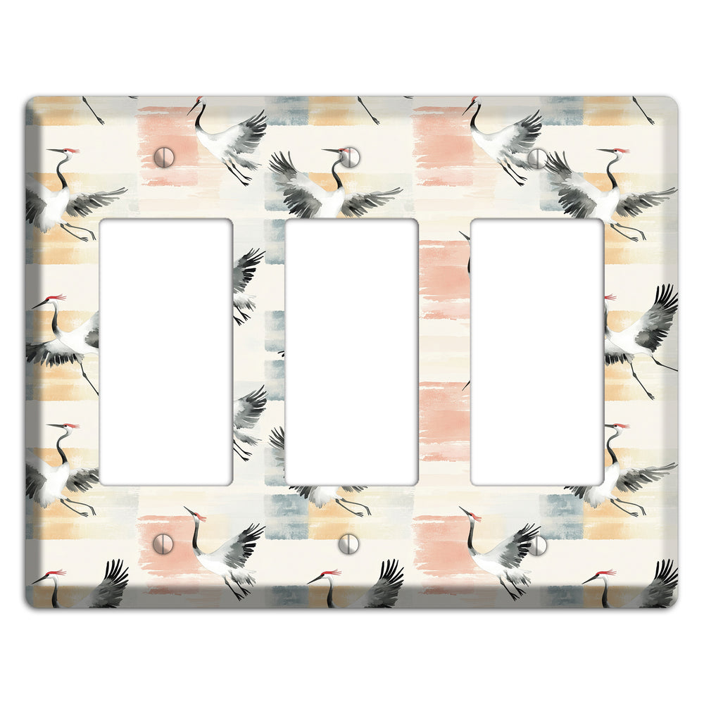 Blush Patchwork Flight 3 Rocker Wallplate