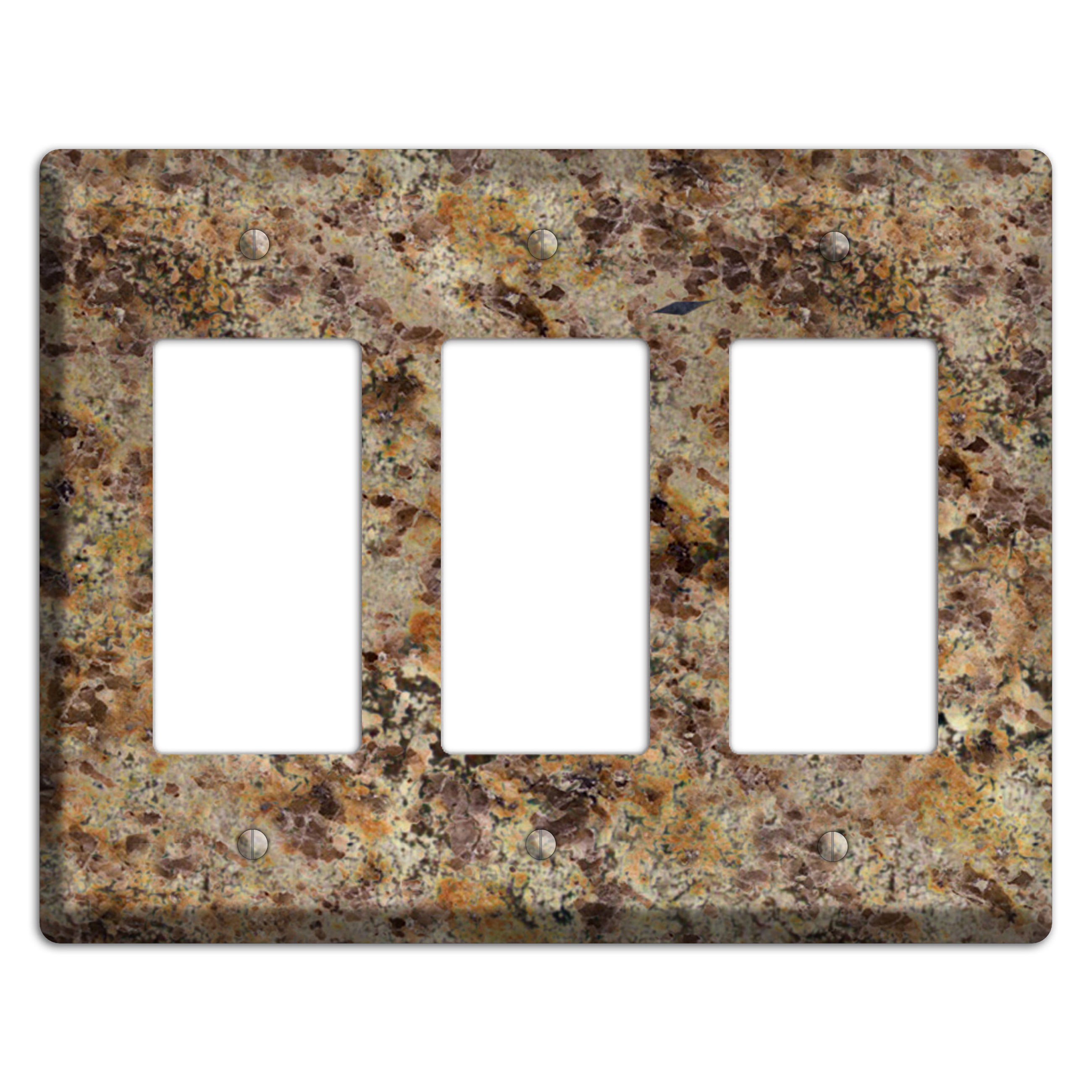 Golden Crystal Granite 3 Rocker Wallplate