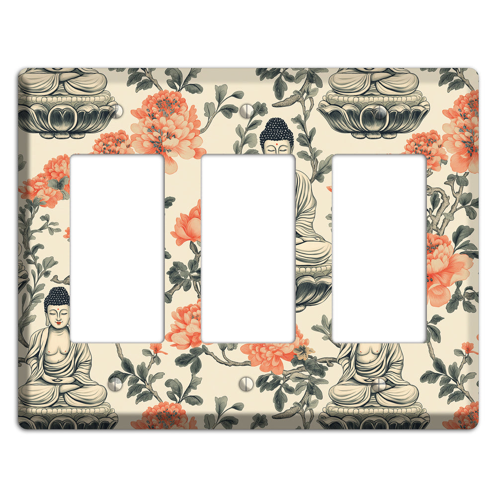 Lotus & Ember 3 Rocker Wallplate