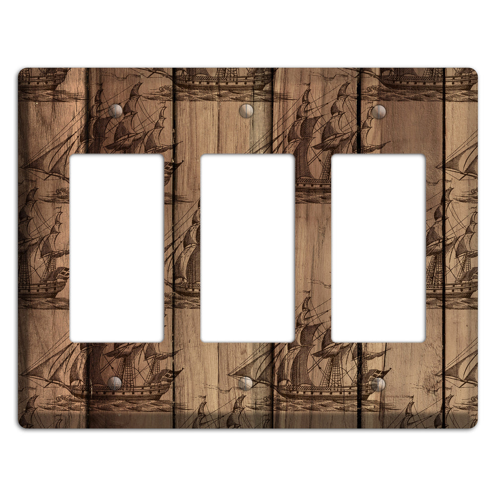 Tall Ships & Timber 3 Rocker Wallplate