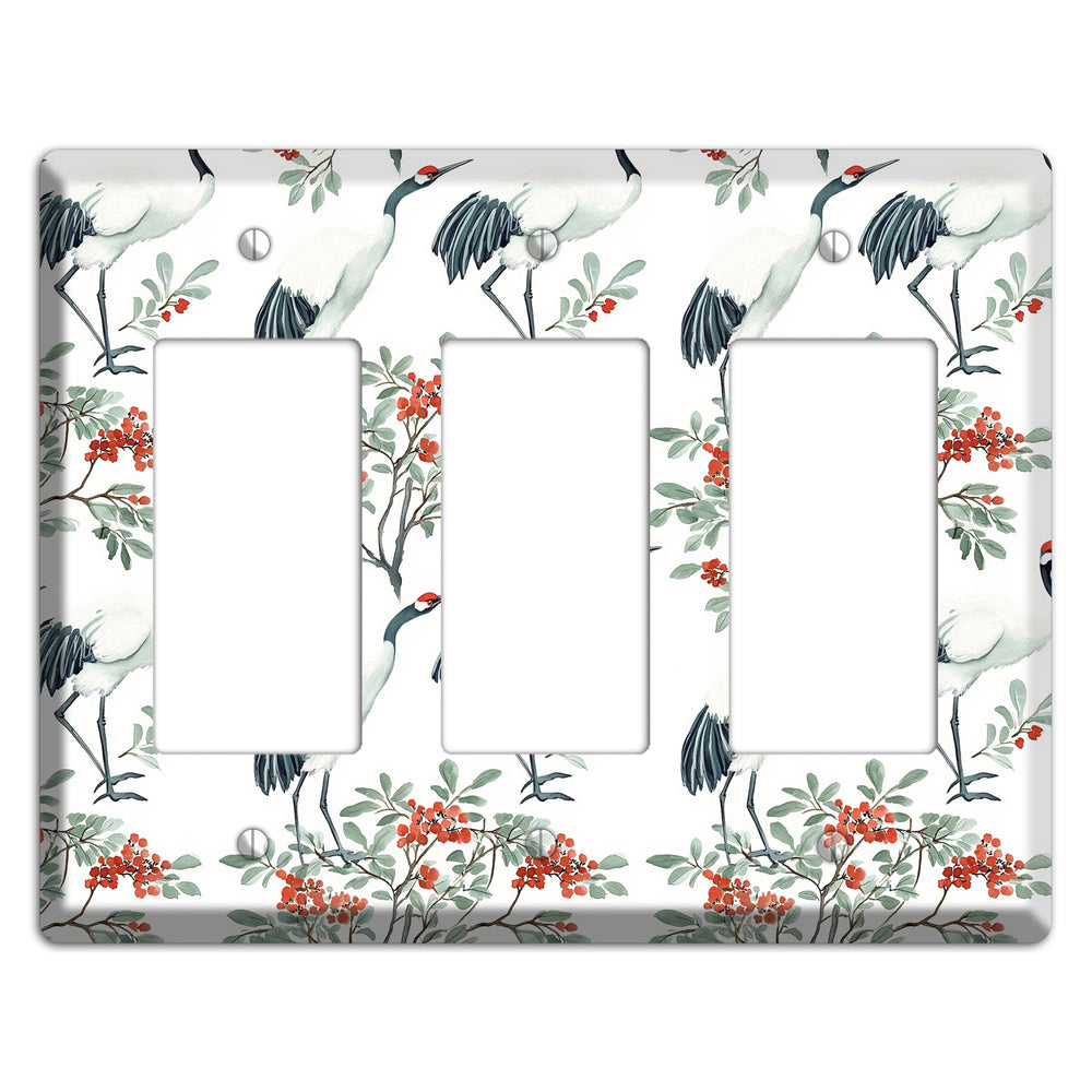 Scarlet Crown Reverie 3 Rocker Wallplate