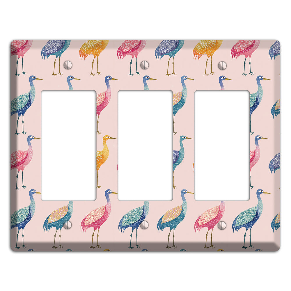 Rainbow Marsh Parade 3 Rocker Wallplate