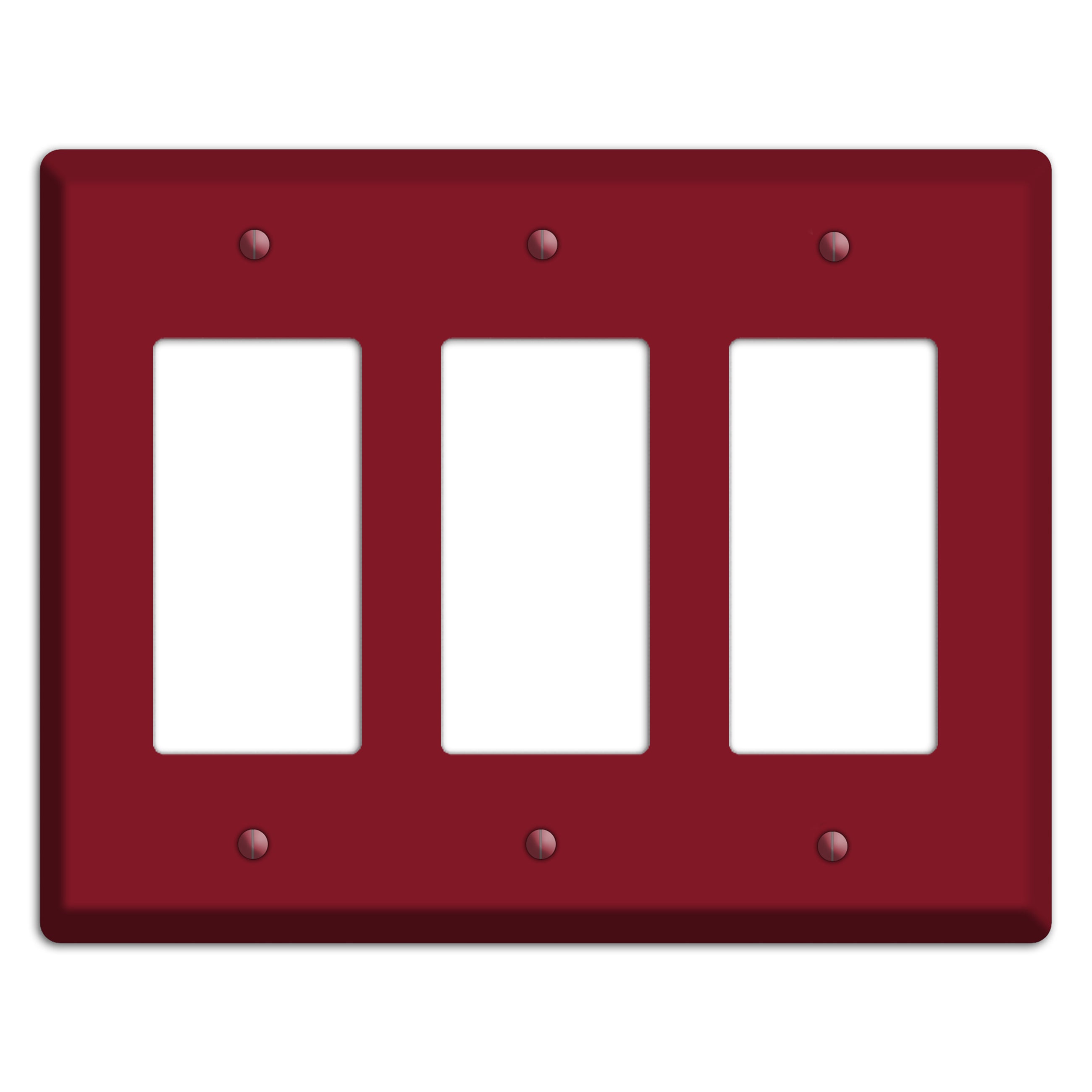 Baxter Burgundy Wine 3 Rocker Wallplate