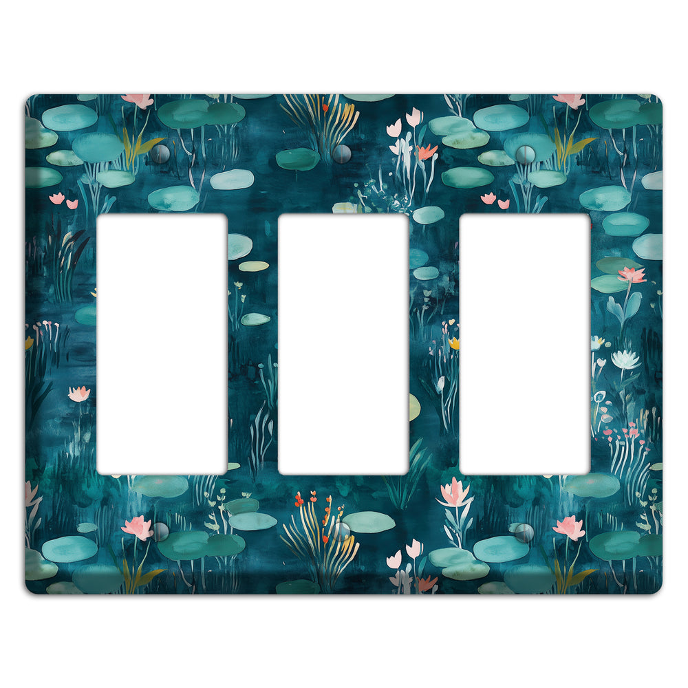 Lily Pond Reverie 3 Rocker Wallplate